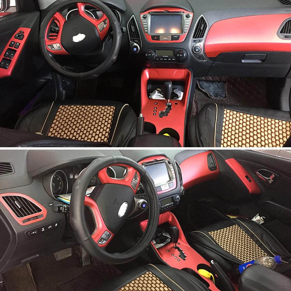 Для Hyundai ix35 2010 2017 интерьерная Центральная панель управления дверная ручка 3D/5D