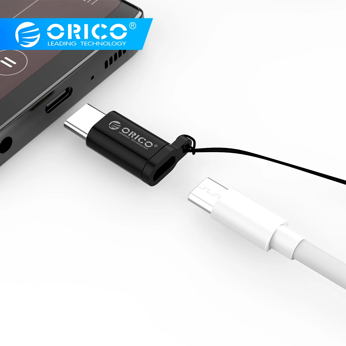 Адаптер ORICO OTG USB Type C из алюминиевого сплава micro в адаптер для зарядки