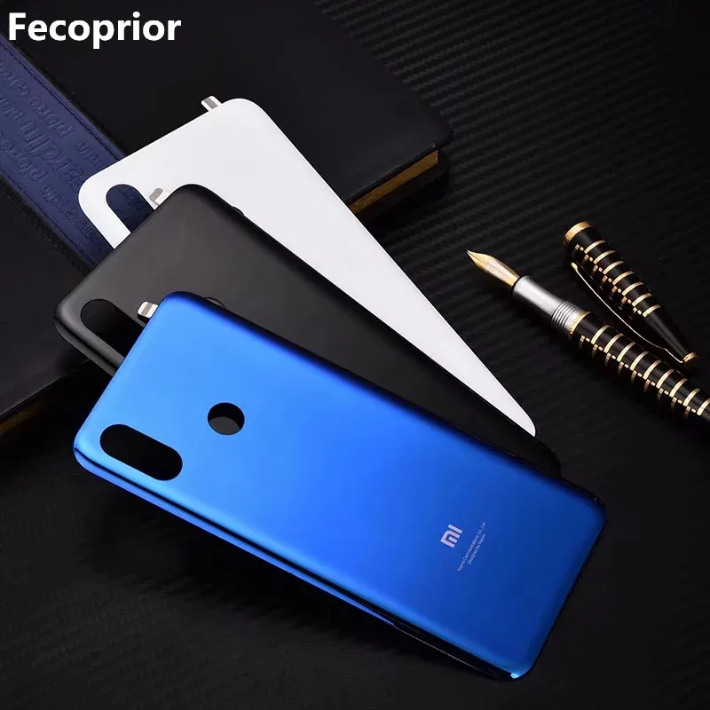 Mi8 оригинальный корпус для Xiaomi Mi 8 Xiaomi8 стеклянная задняя крышка батарейного