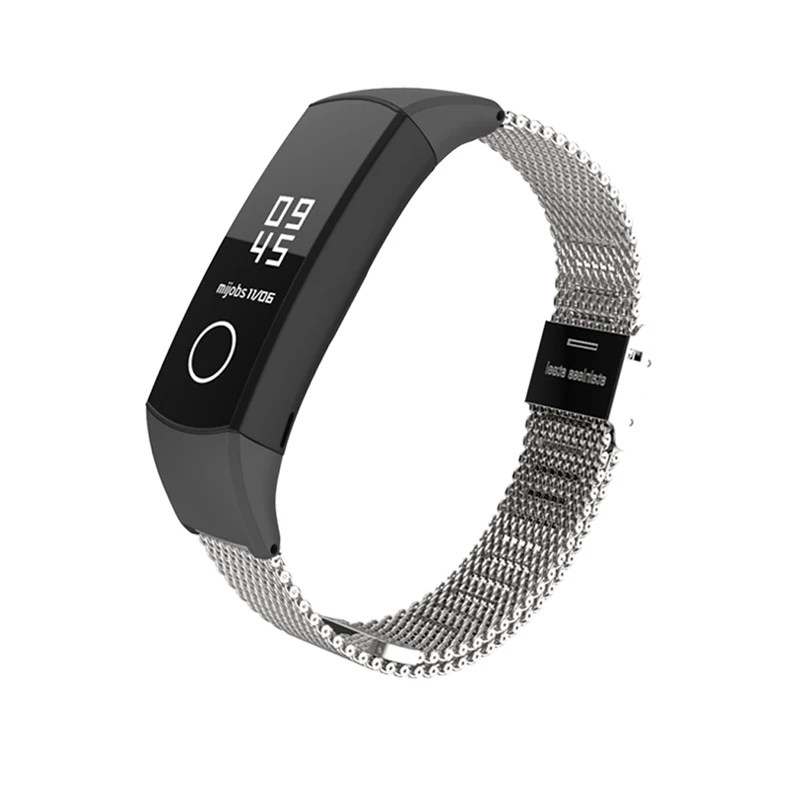 Для Honor Band 5 ремешок для 4 металлический браслет Huawei браслеты из нержавеющей стали