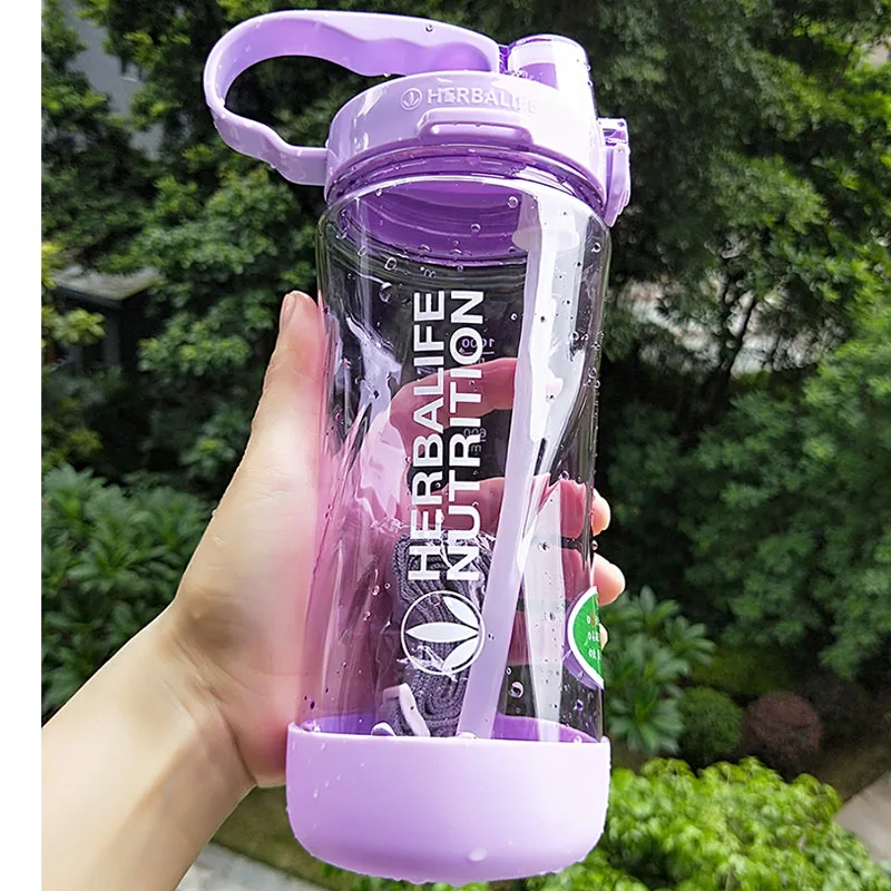 1000ml purple1 24 подходящие бутылки для воды Модные Портативные Herbalife питание на заказ протеиновый порошок шейкер бутылка Спортивная бутылка для воды - Цвет: 1000ml purple1