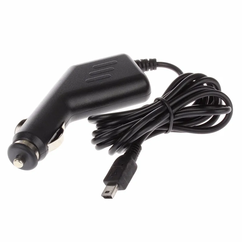 Универсальный 12 в автомобильный мини USB зарядное устройство адаптер питания для Garmin Nuvi gps черный автомобильные аксессуары gps-навигация