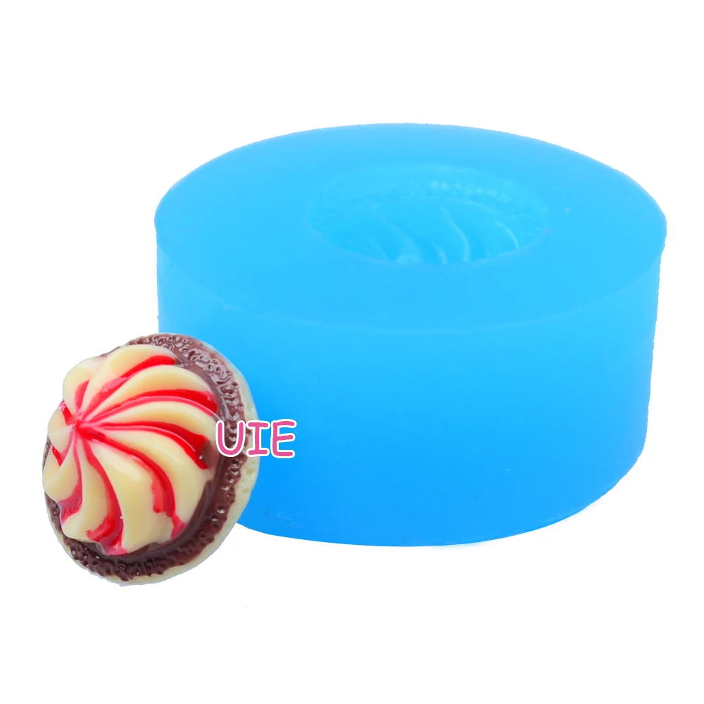 XYL037U 15.3mm Whipped Cream Silicone Mold - Sugarcraft Fondant Dessert Candy Chocolate Cookie Biscuit Resin Oven Safe | Дом и сад