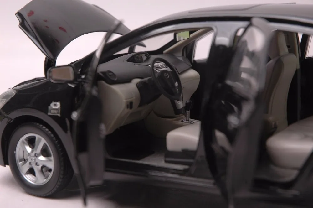 1:18 литья под давлением модель для Toyota Vios 2008 черный Седан сплав игрушечный автомобиль миниатюрная коллекция подарок