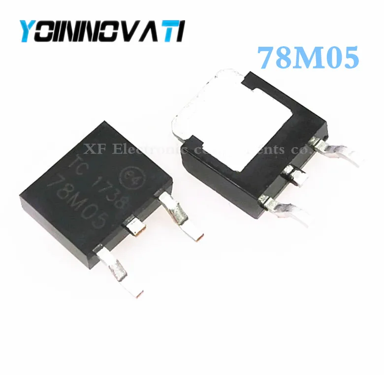 200 шт./лот низкий отсев регуляторы 5 в 0.5A 500mA 7805 78M05 TO252 SMD IC чип