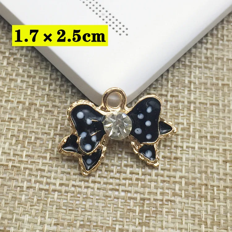FYN190 FY Personalized Jewelry Zinc Alloy Delicate Beautiful Colorful Bowknot Pendant Necklace With Chain for Women |
