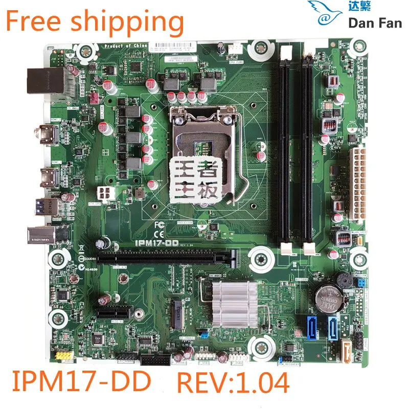 

799929-001 For HP Envy 750 Desktop Motherboard IPM17-DD REV:1.04 799929-601 LGA1151 DDR3L Mainboard 100%tested fully work