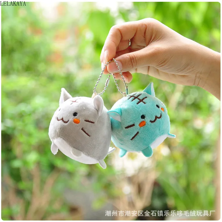 1 шт. аниме мини мягкие плюшевые брелки креативные брелки totoro Мультяшные животные Kawaii тигр кошка подвески игрушки куклы новинка
