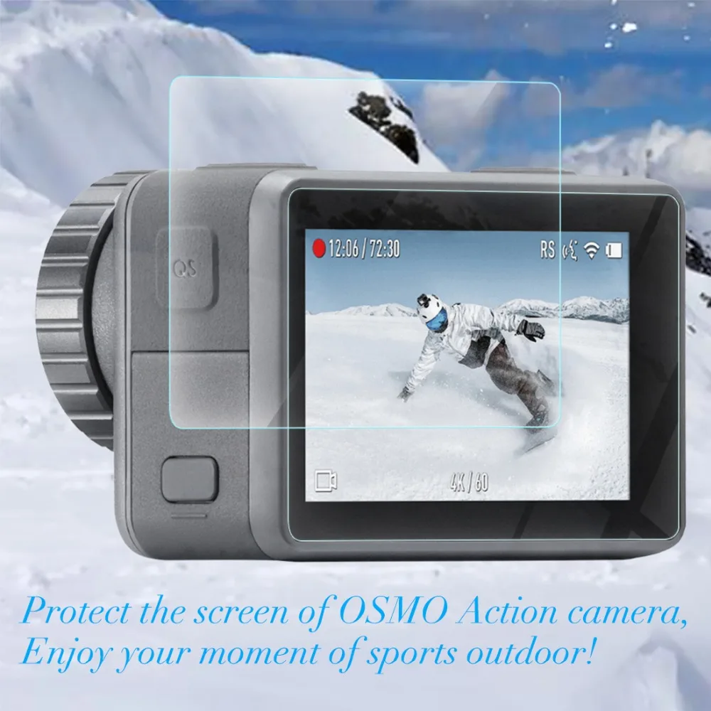 JINSERTA для DJI OSMO ACTION 3 шт./6 шт./9 шт. 9 Закаленное стекло Защитная пленка для экрана пленка для объектива для DJI OSMO Sports Action camera