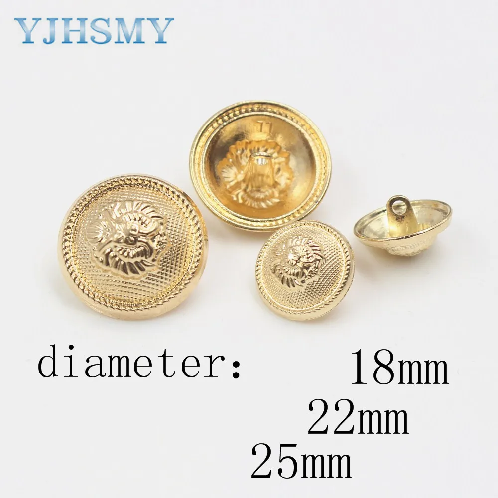 YJHSMY 179162 Модные металлические кнопки DIY аксессуары для одежды ручной работы