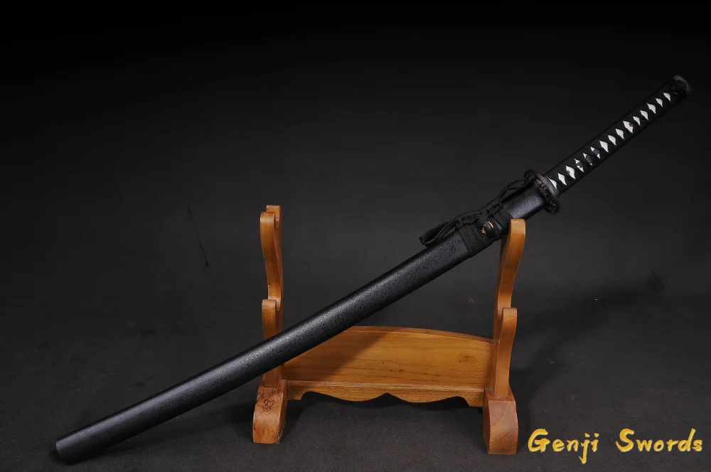 Handmade Full Tang Japanese Katana T10 Steel Real Samurai Sword Sharp Edge Dragonfly Tsuba Iron Fitting