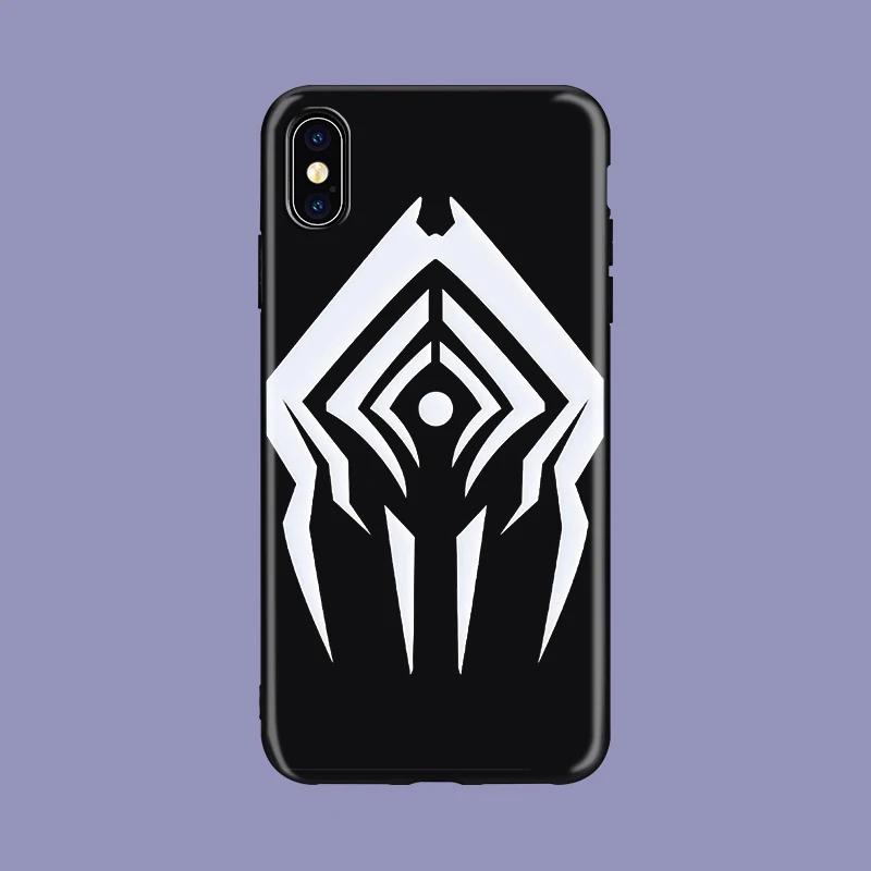 Warframe черный мягкий чехол для телефона для iPhone 8 7 6 6S Plus X XS MAX 5 5S SE XR 6plus чехол s Warframe - Цвет: 524