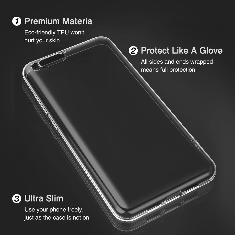 Easyacc для xiaomi 4 5 чехол 360 ударопрочный оригинальный бампер аксессуары силиконовый