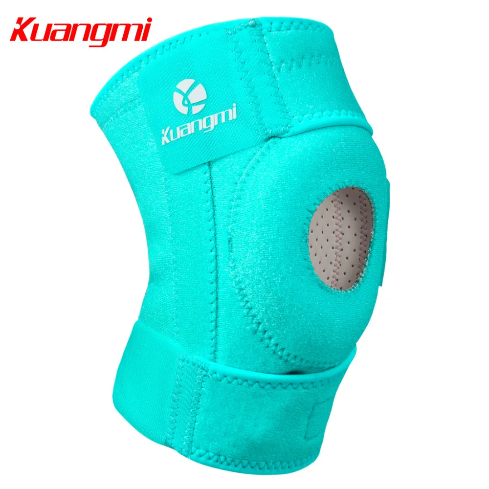 Kuangmi 1 шт. коленного бандажа Поддержка открытым коленной чашечки защитное