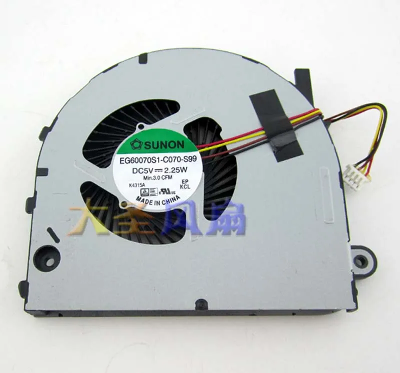 Оригинальный охлаждающий вентилятор для ноутбука Sunon EG60070S1 C070 S99 DC5V 2 25 W|cooling fan|fan
