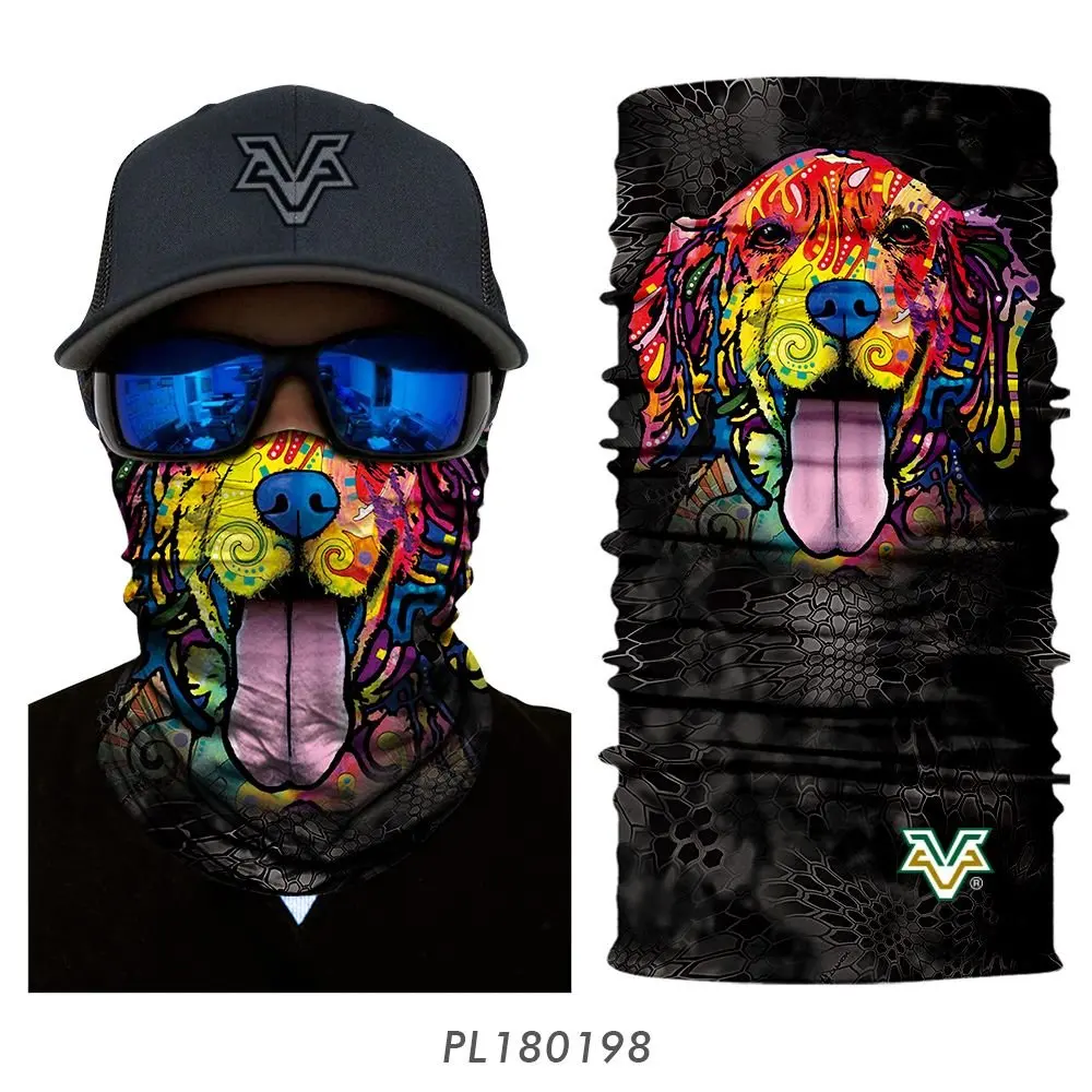 3D Seamless Bandana Mujer Tube Neck Warmer Animal Image Fishing Mask Sport Cache Cou Magic Cycling Balaclava Face Shield Braga | Спорт и