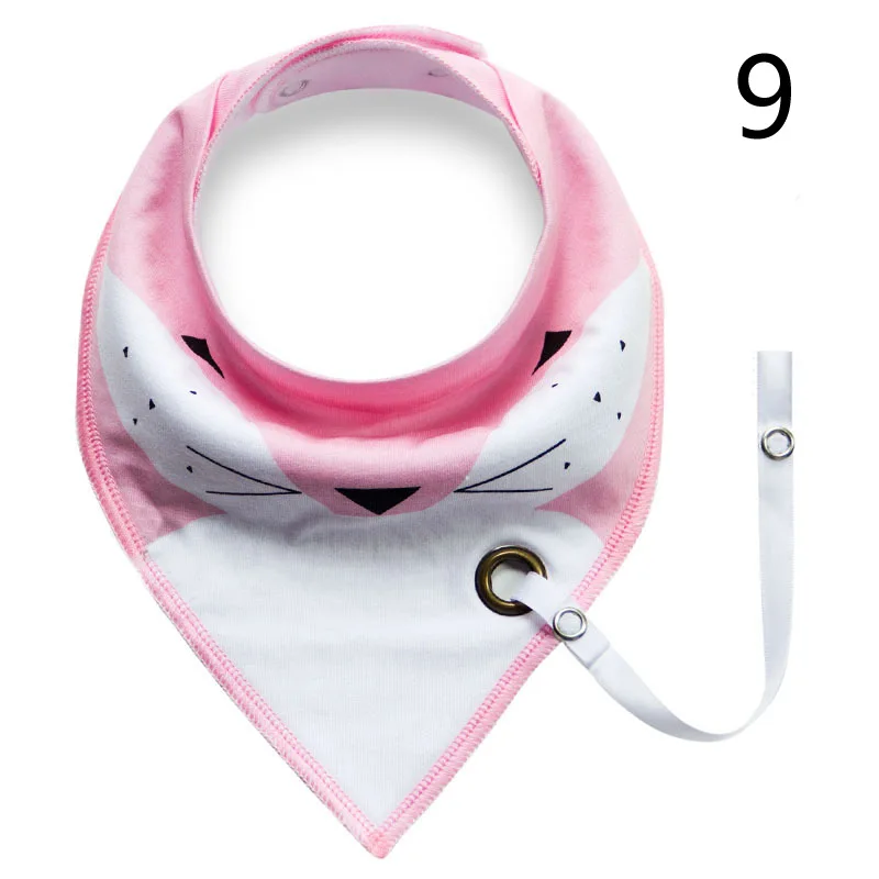 Слюнявчик детский хлопковый с веревкой для кормления новорожденных - купить по