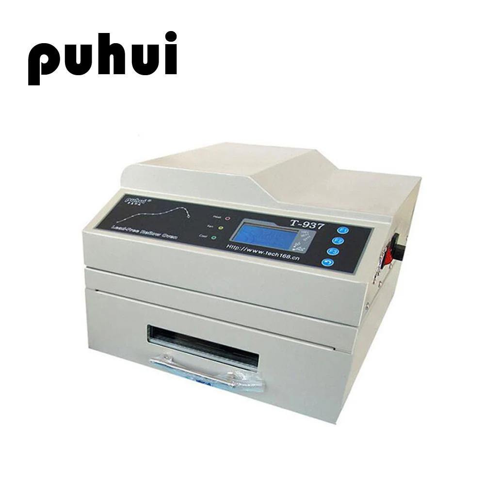 Настольная Бессвинцовая инфракрасная ИС-нагревательная станция PUHUI T-937 духовка