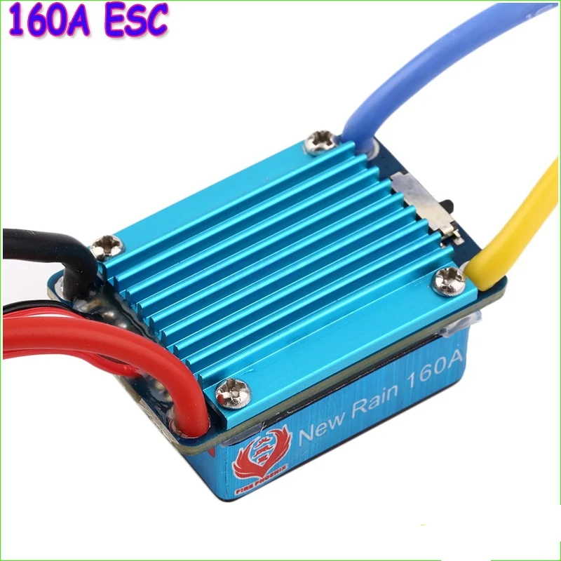 1 шт. водонепроницаемый матовый ESC 160A 3S с 5V 1A BEC T образной вилкой для 1/12 RC Car оптом