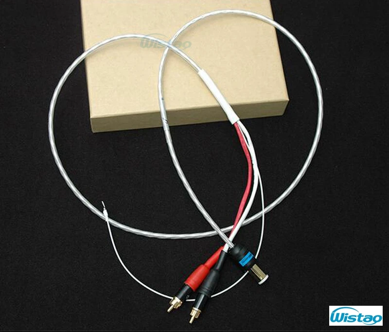 IWISTAO LP Поворотный Кабель Tonearm сигнальный 5 контактный разъем Din посеребренный