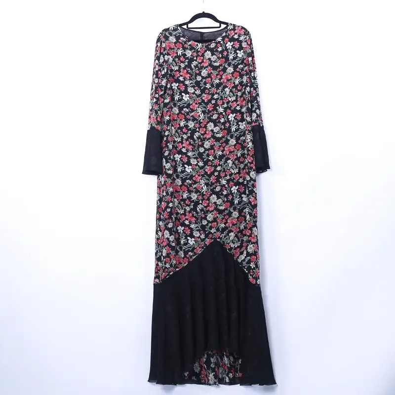 Женское двустороннее мусульманское длинное платье Дубай Abaya двусторонняя