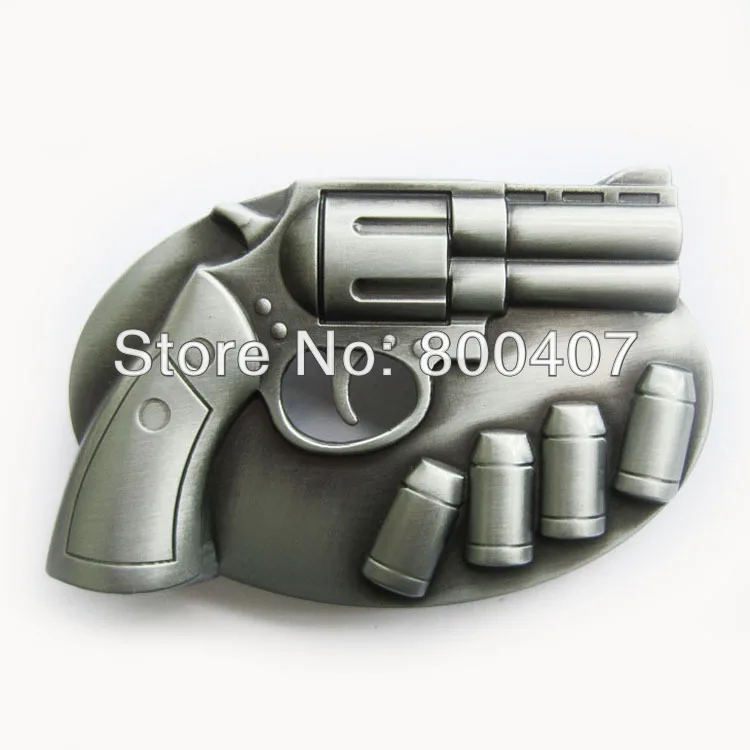 

Wholesale Retail Pistol and Bullets Belt Buckle BUCKLE-GU010 Brand New In Stock Free Shipping