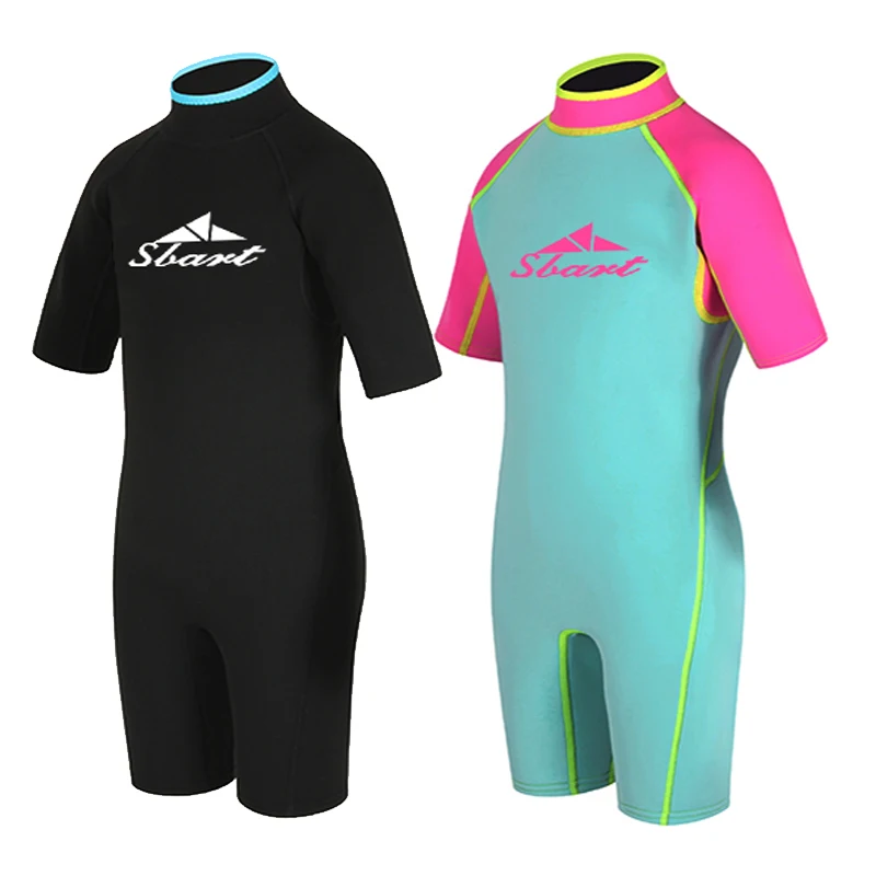 Neoprene Kids Wetsuits Girls Boys Swimsuit One Piece Diving Suit Surfing Children Spearfishing Triathlon roupa de mergulho XXXL | Спорт и