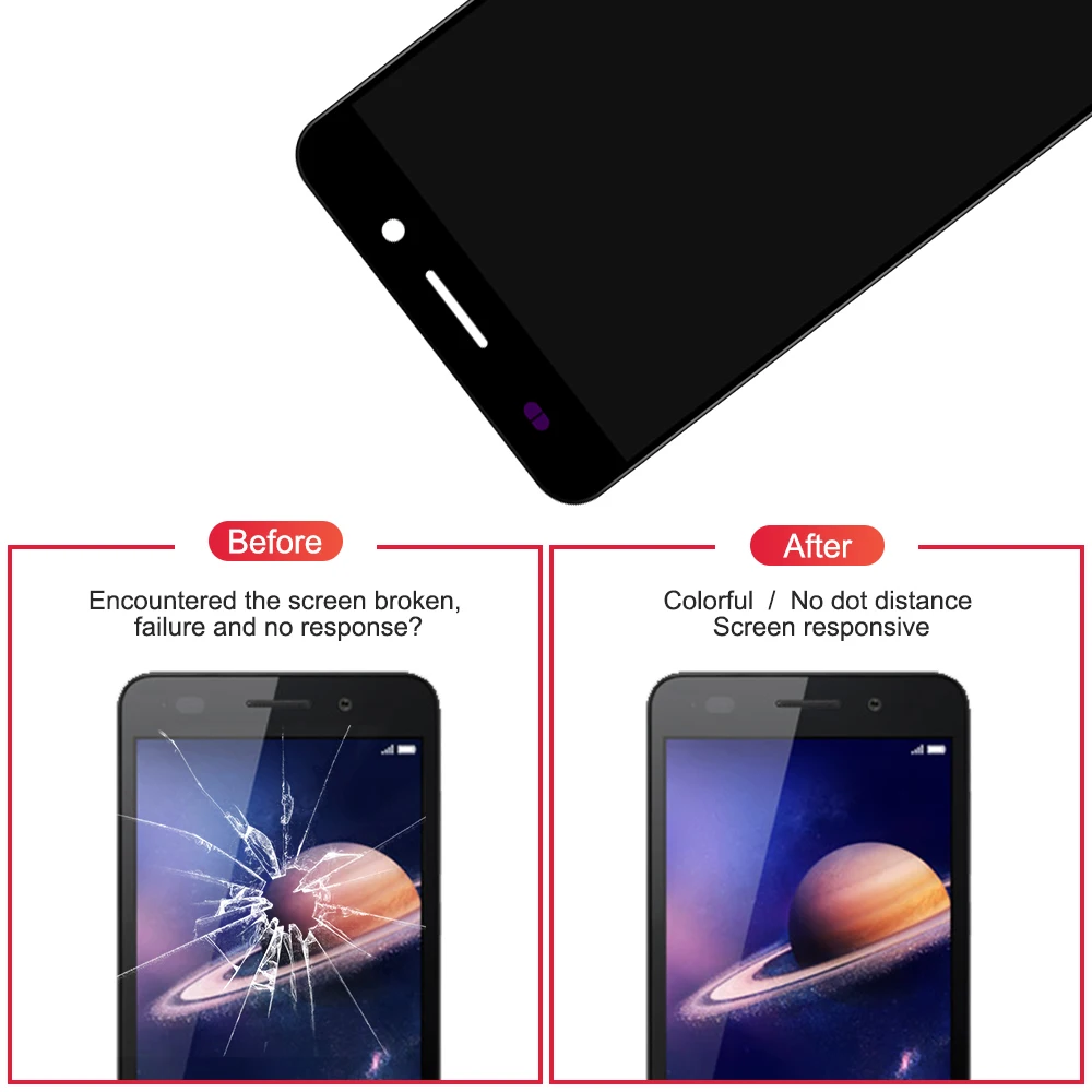 ЖК-дисплей 5 0 дюйма для Huawei Y6II Y6 II с сенсорным экраном дигитайзер Замена 2 |