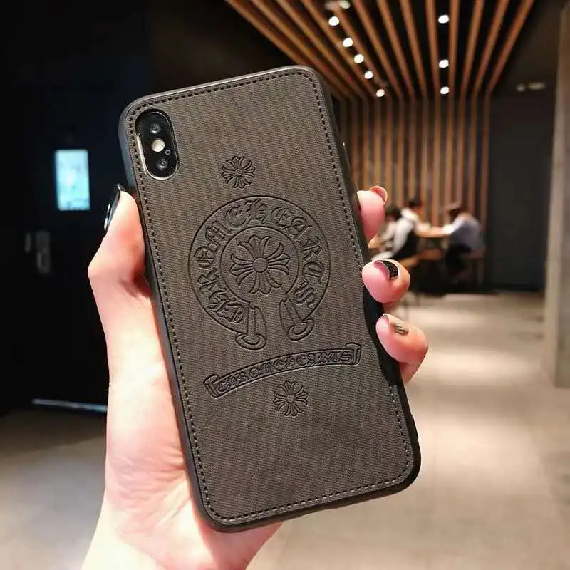 Роскошный цветок Рождественский олень Ткань телефонные чехлы для iphone 7 8 6 6s плюс