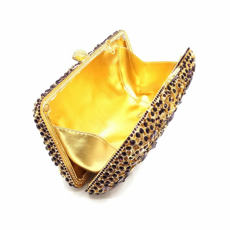 

2019 New Luxury Full Diamond Women Evening Clutches Bag With 9 Colors High Grade 100% Handmade Custom Ladies Banquet Clutch Bag