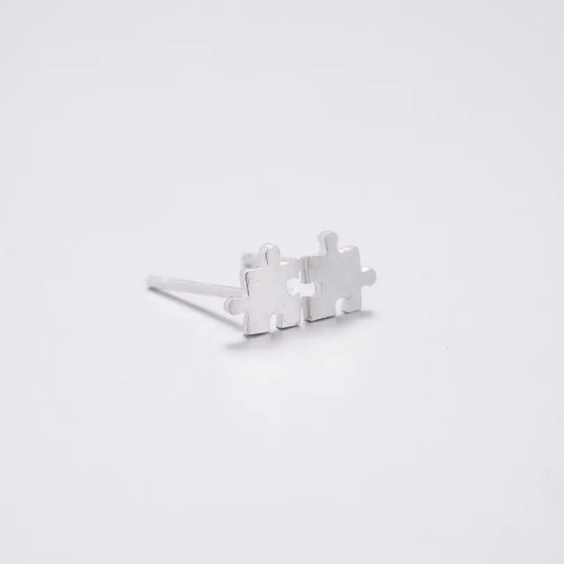 SMJEL новые модные милые ювелирные изделия крошечные Игра Головоломка серьги