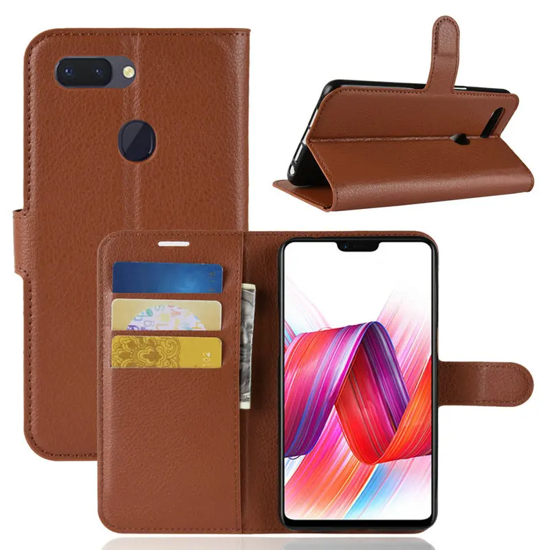 Чехол книжка OPPO F9 Pro F7 в стиле ретро кожаный чехол кошелек Oppo Find X R15 Etui Realme 2 A3S C2 3 Lite