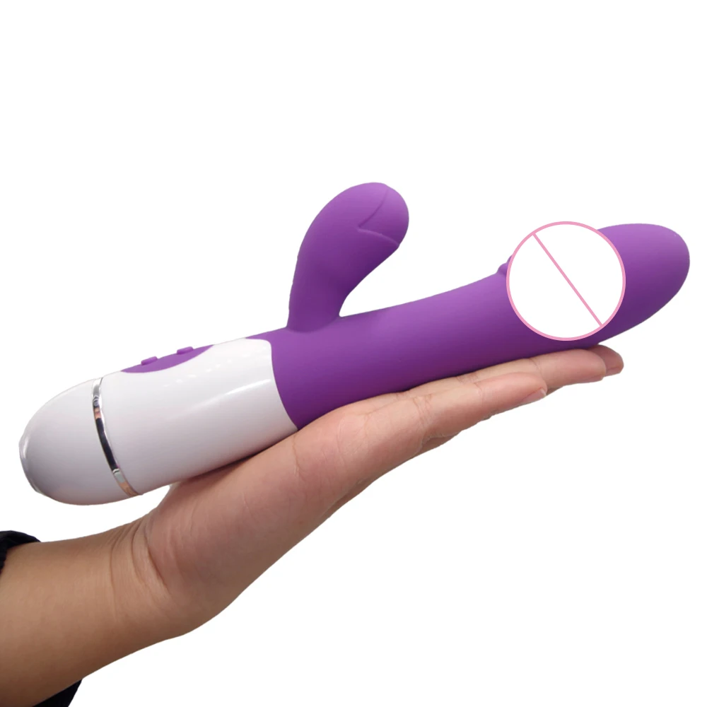 Кролик вибратор Клитор стимуляция Вагина двойной вагинальный палочка массажер G