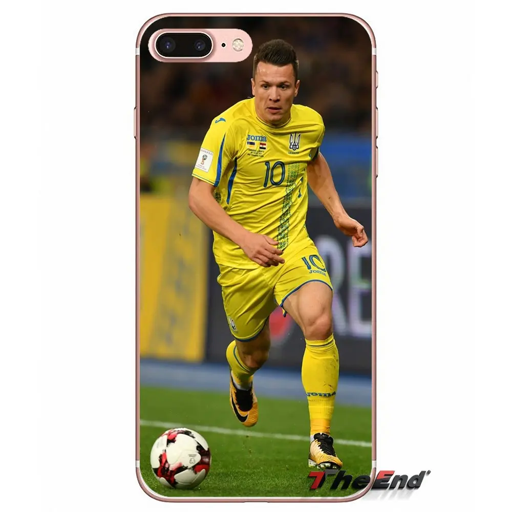 Украина футболист прозрачный ТПУ чехлы накладки для Xiaomi Mi6 Mi 6 A1 Max Mix 2 5X 6X Redmi Note 5 5A