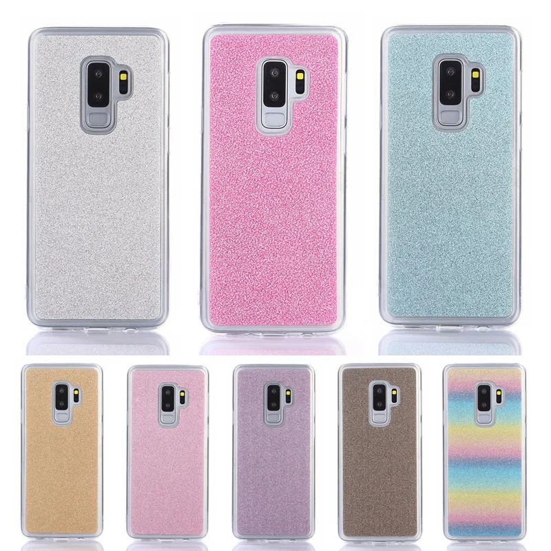 Чехол для Samsung Galaxy S9 Plus роскошный блестящий Цветной силиконовый чехол из ТПУ