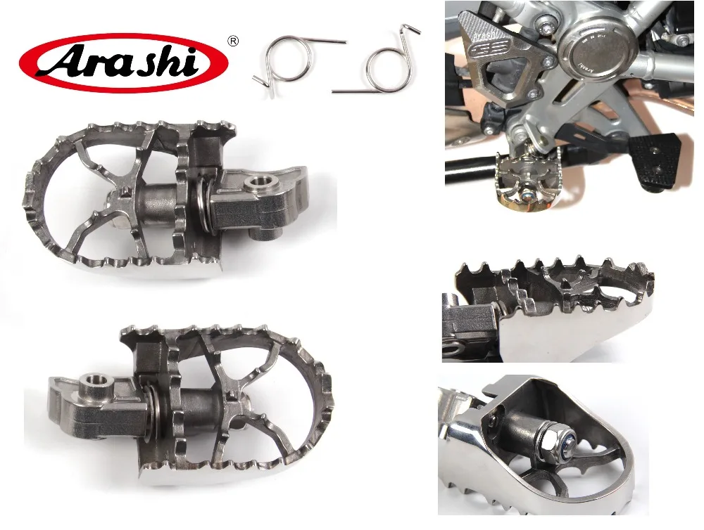 Лапки для ног Arashi BMW R1200GS GSA ADV 2013 2018 Sawtooth Foot Peds регулируемые складные GSA1200 2014 2015 2016