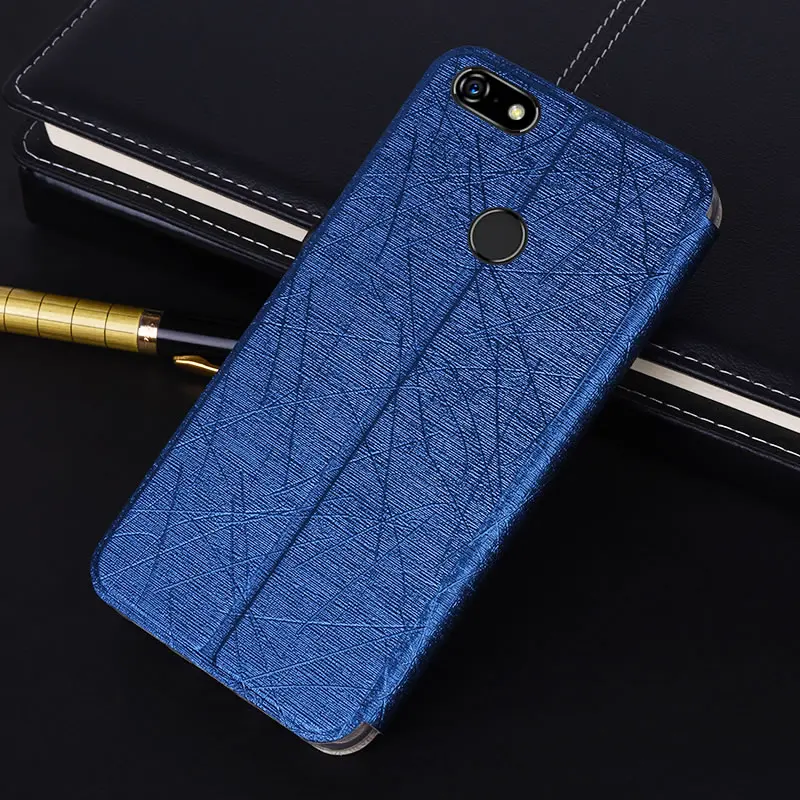 Чехол для lenovo A5 простой роскошный флип-Обложка на заднюю панель из искусственной