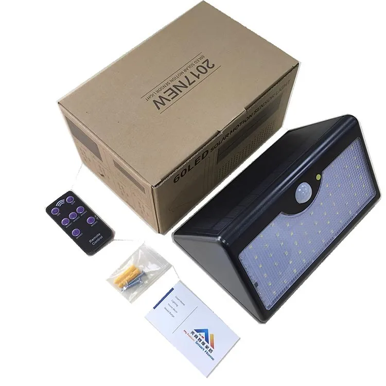 IP65 Водонепроницаемый Солнечный уличный датчик движения уличное освещение