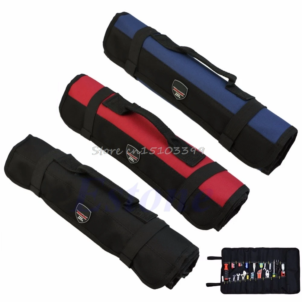 Hardware Tools Roll Plier Screwdriver Spanner Carry Case Pouch Bag 22 Pockets Drop Ship | Инструменты