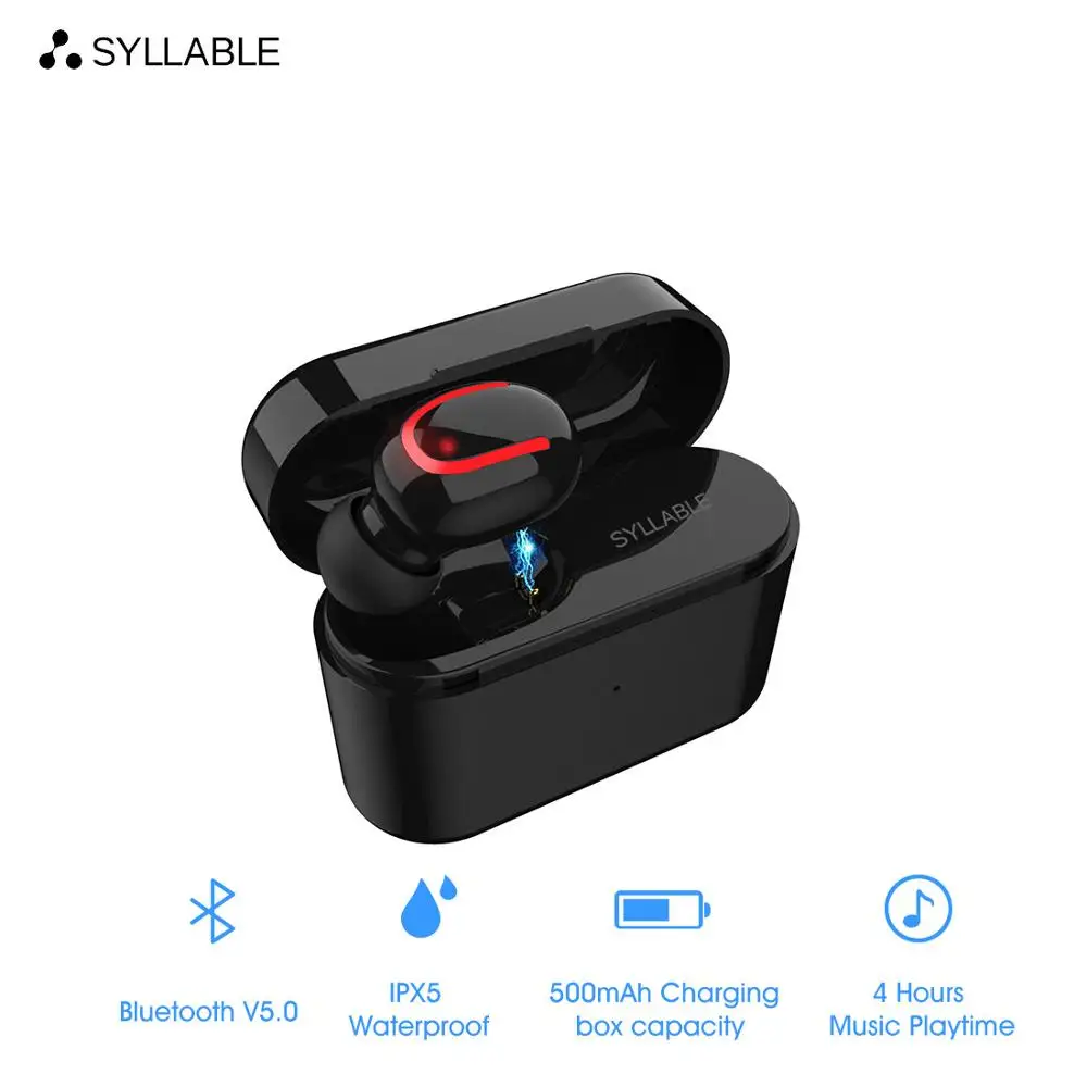 Новинка 2020 г. Беспроводные стереонаушники SYLLABLE Q26 с поддержкой Bluetooth V5.0