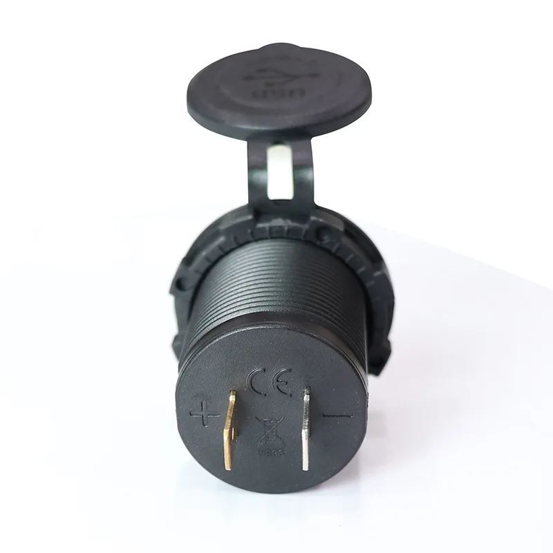 QC 3,0 USB Зарядное устройство розетка Мощность Зарядное устройство синий светодиодный цифровой Дисплей Универсальный 5V 3A для автомобилей Лодка аксессуары для мотоцикла и автомобиля