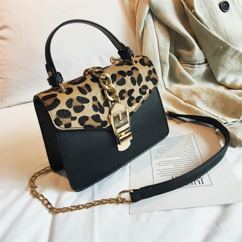 Маленькие сумки через плечо для женщин леопардовая плечевая сумка с принтом