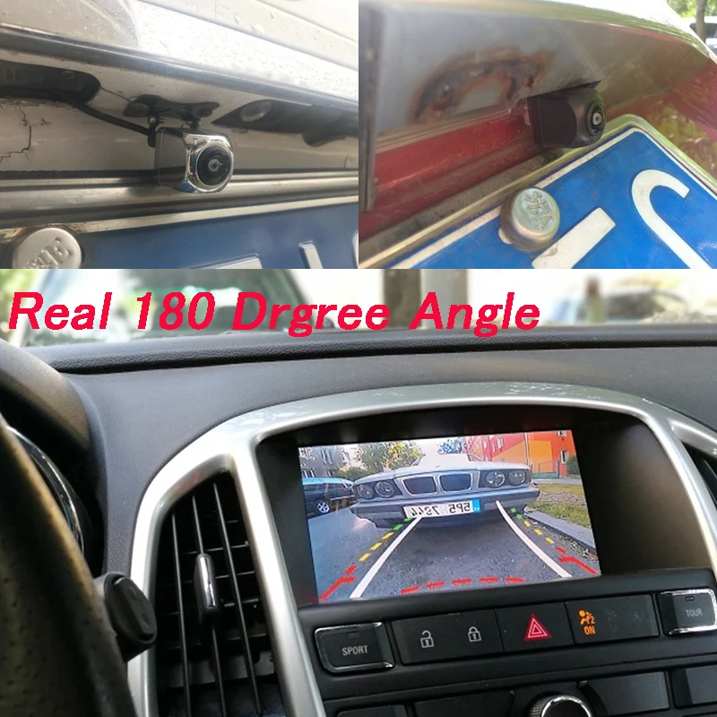 

HD Real 180 Degree Angle Fisheye Lens Dynamic Trajectory Parking Line Car Rear View Reverse Backup Camera For Parking Monitor
