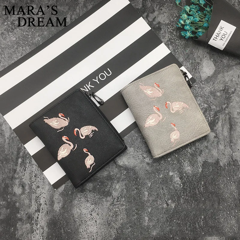 Женский кошелек с вышивкой Mara's Dream короткий дизайнерский Кошелек из
