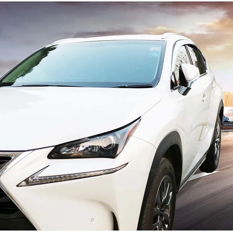 1 комплект новый хромированный козырек от солнца и дождя для Lexus NX 2015 2018|Навесы