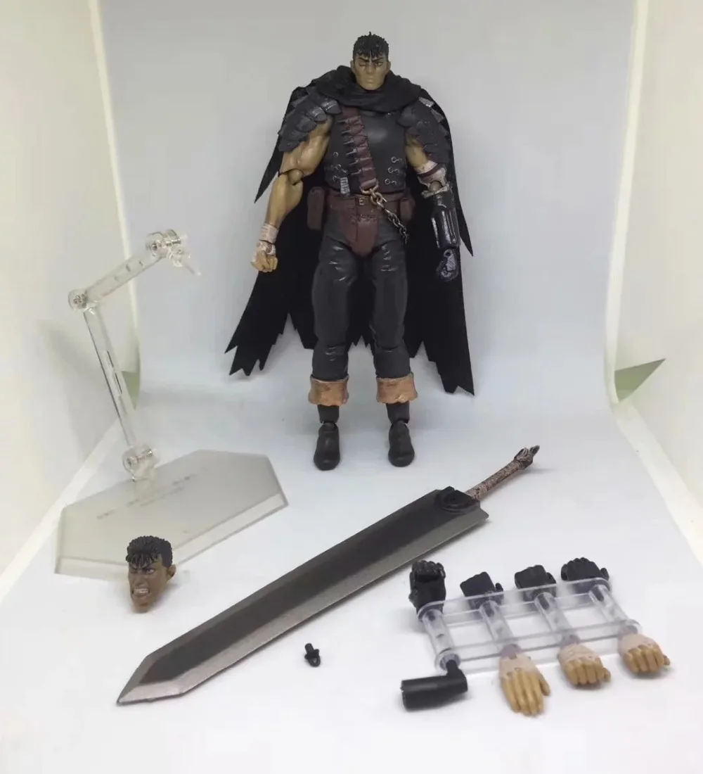 Кишки черный фехтовальщик Ver. BERSERK Figma 359 # Repoint Edition ПВХ фигурку Коллекция Модель