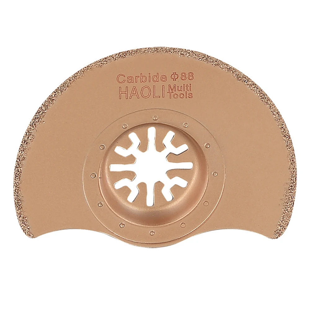 

Oscillating Saw Blade Semicircle 88mm Wood Metal Multi-Function Quick Release Saw Blades Craftsman Tool Accessory