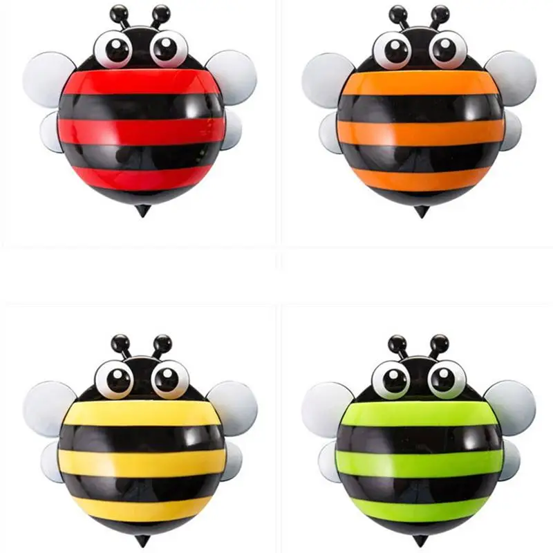 4 шт. милый настенный креативный органайзер для зубной щетки на присоске детей