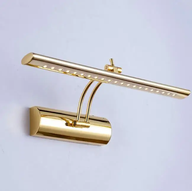 

Quality gold mirror light led bathroom mirror cabinet lamp mirror glass cosmetic cabinet mirror glass waterproof antimist