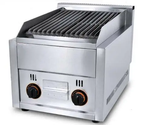 Коммерческая LPG газовый барбекю гриль lava rock grill Сковородка для машина|rock grill|lava